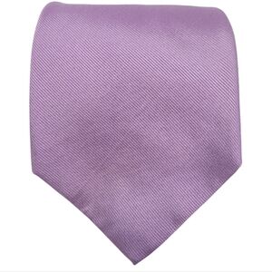 Brooks Brothers | Men's Classic Solid Lavender Purple Silk Tie (One Size)